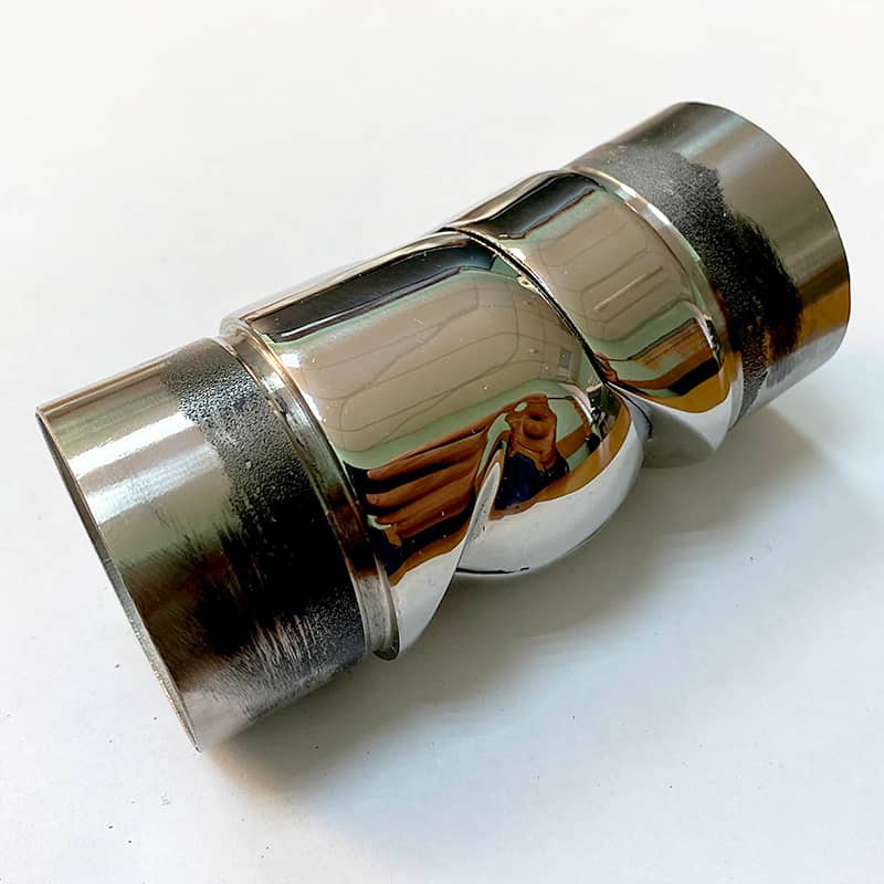 Отвод поручня AISI 304 50.8x1.5 регулируемый (зеркало)