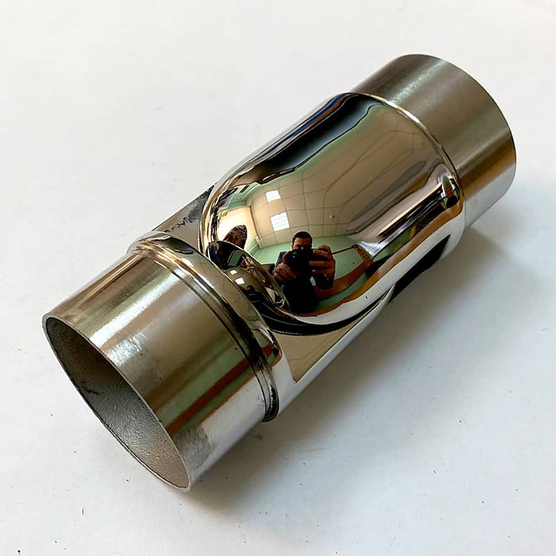 Отвод поручня AISI 304 50.8x1.5x125 регулируемый (зеркало)