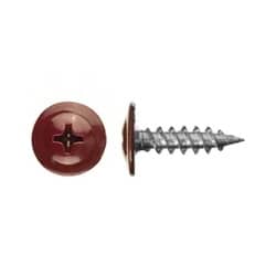 Саморез с прессшайбой 4.2x13 RAL 5005 острый