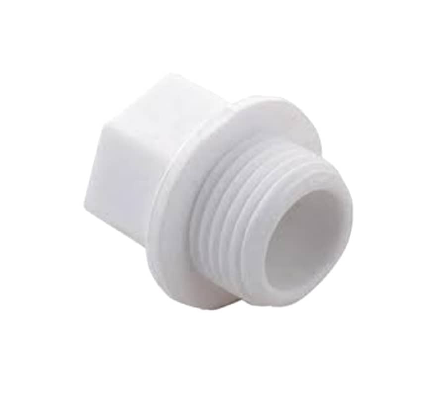 Заглушка (пробка) PP-R белая НР Дн 20x1/2" RTP (РосТурПласт) 10555