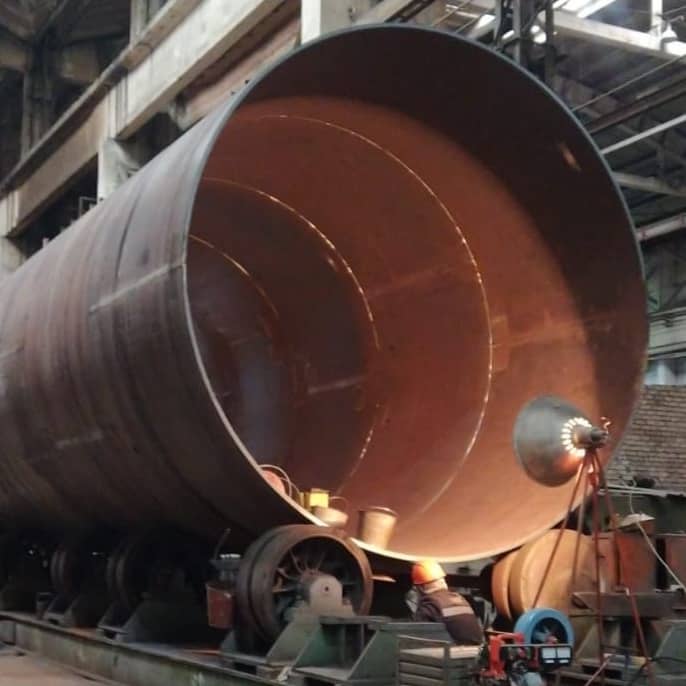 Обечайка 5000-6000мм толщина (20-36мм) 09Г2С с разделкой газом (Rz500)