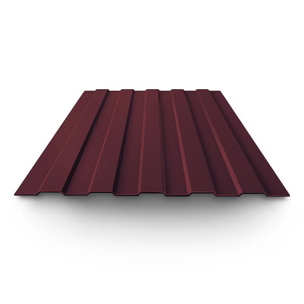 Профнастил окрашенный 0.35x1150x1800 RAL 3005 Винно-красный