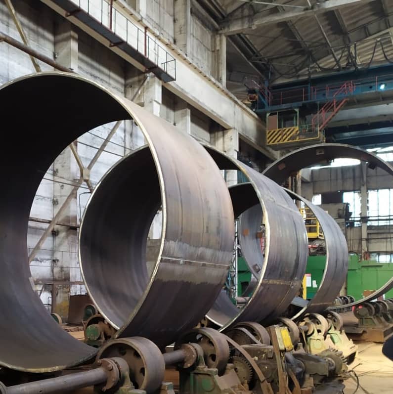Обечайка 2500-5000мм толщина (20-36мм) 09Г2С с разделкой газом (Rz500)